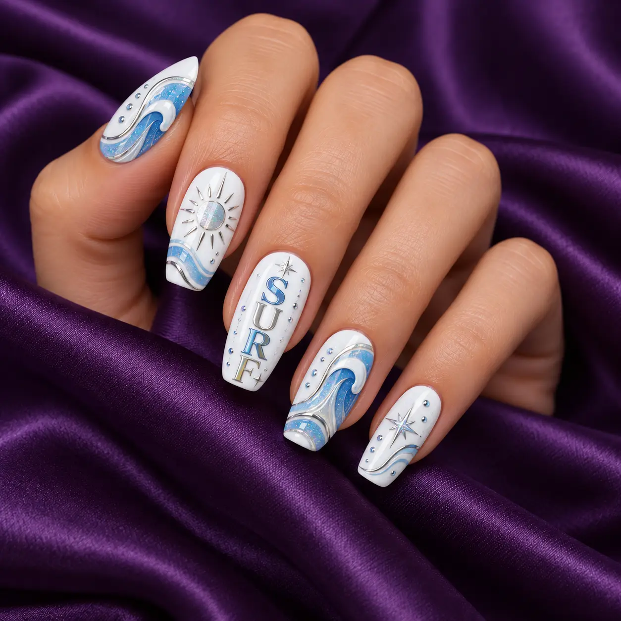 Surfing Nails