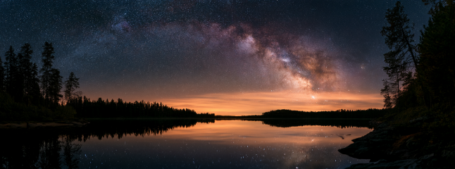 Milky Way over Canadian Dark Sky Preserve