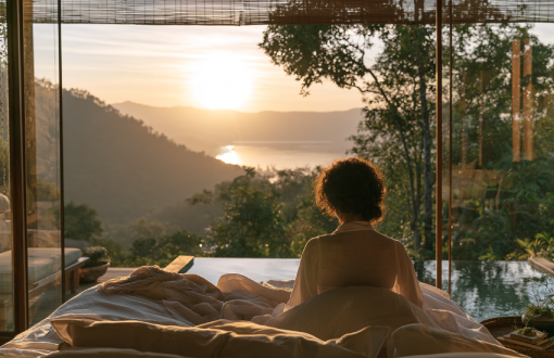 Peaceful wellness resort stay